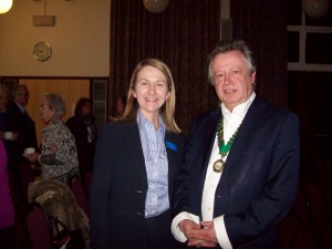 David Barling meets Police and Crime Commissioner at Steynings Annual Parish Meeting on Monday 8th April 2013